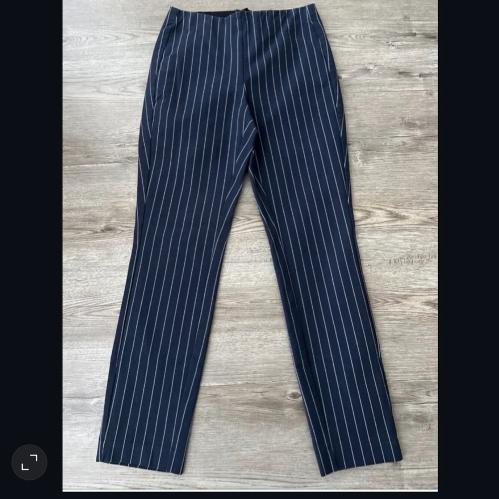 Rag‎ and Bone Polly Pants Womens 2 Blue Stripe Ankle Length